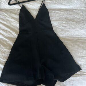 BCBG Black Romper
